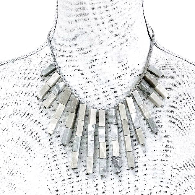 Feldspar Fringe Necklace
