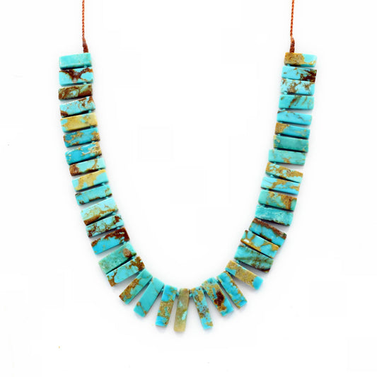 Lena Skadegard Jewels | Turquoise + 9k Gold Cleopatra Necklace | Firecracker