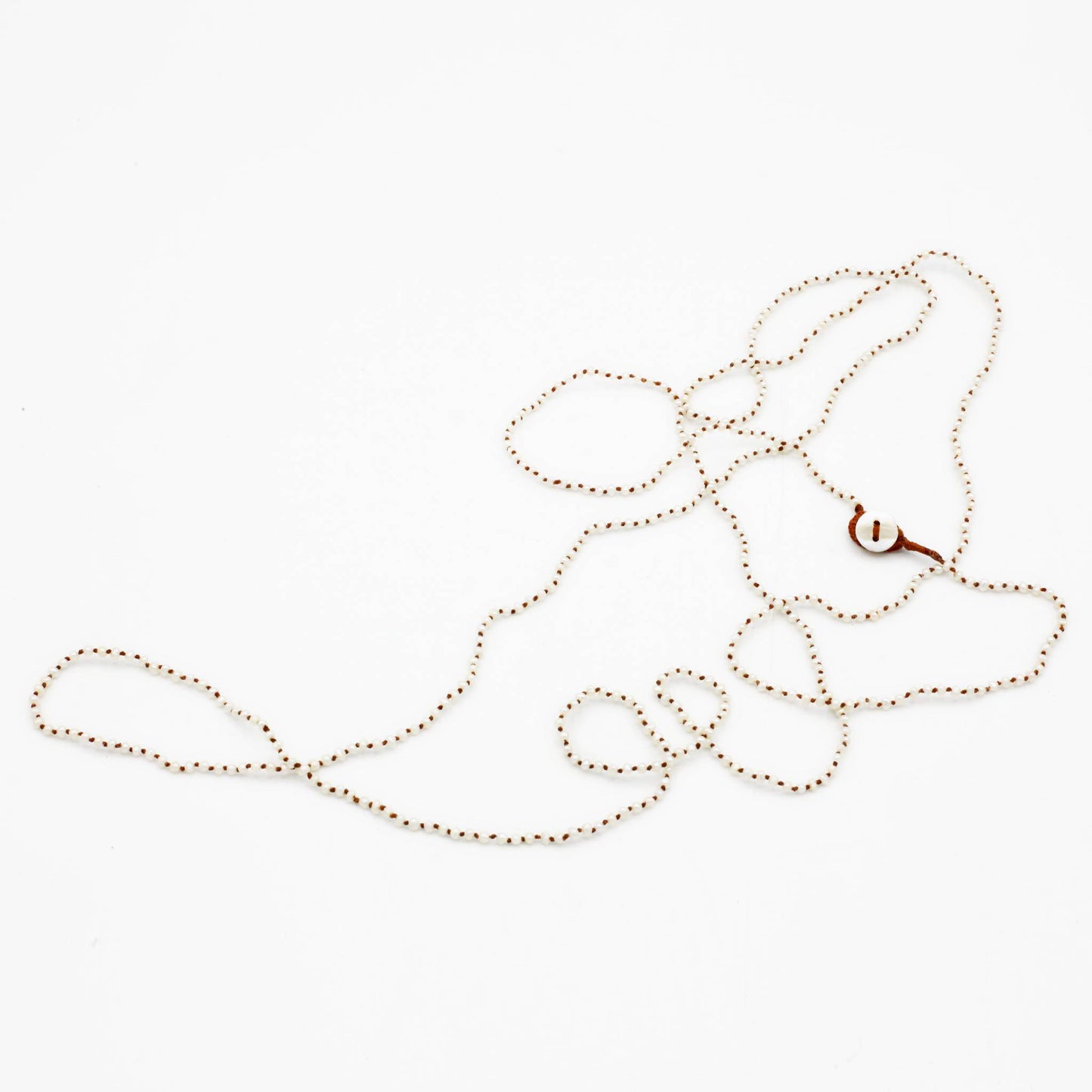 Lena Skadegard Jewels | Freshwater Tiny Pearl Button Necklace | Firecracker