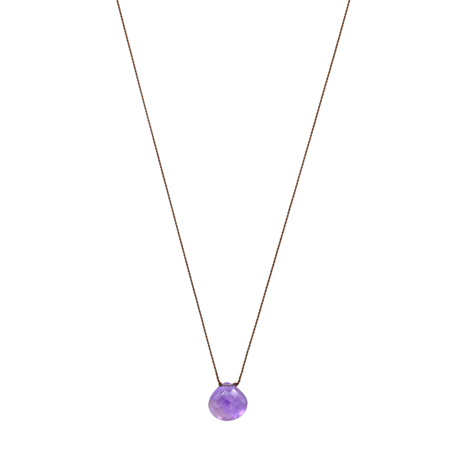 Margaret Solow Jewelry | Amethyst "Zen Gem" Necklace | Firecracker