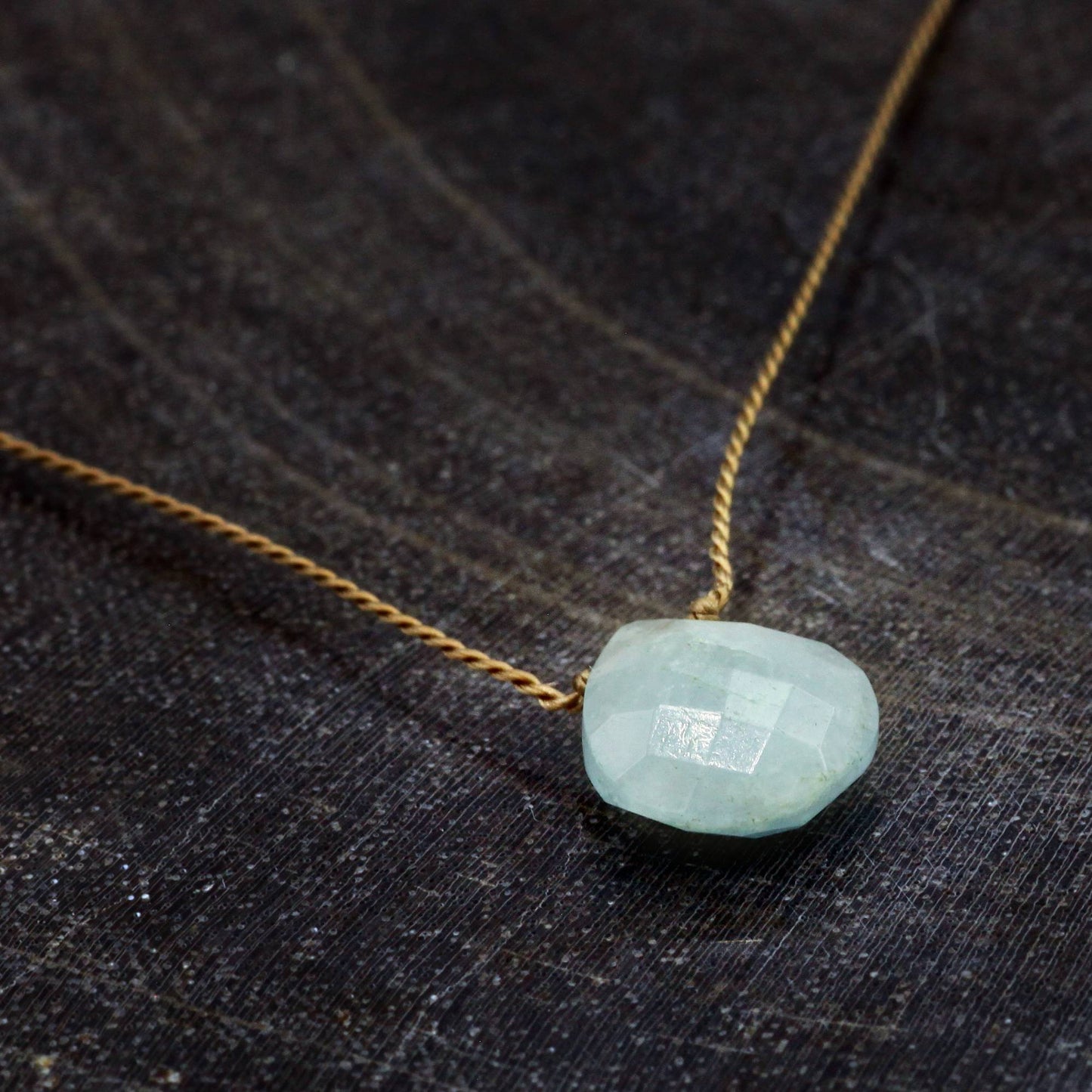 Margaret Solow Jewelry | Aquamarine "Zen Gem" Necklace | Firecracker