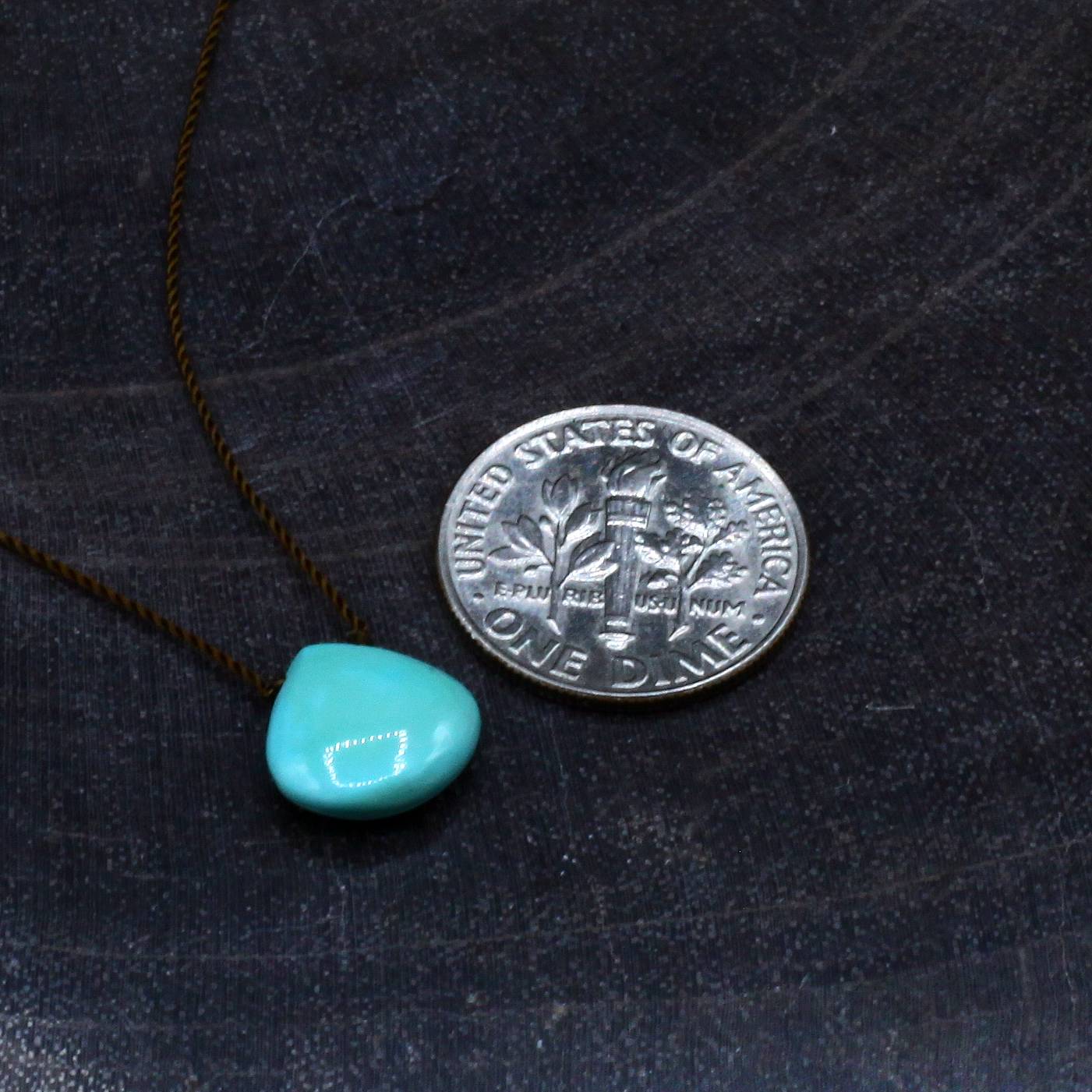 Margaret Solow Jewelry | Sleeping Beauty Turquoise "Zen Gem" Necklace | Firecracker