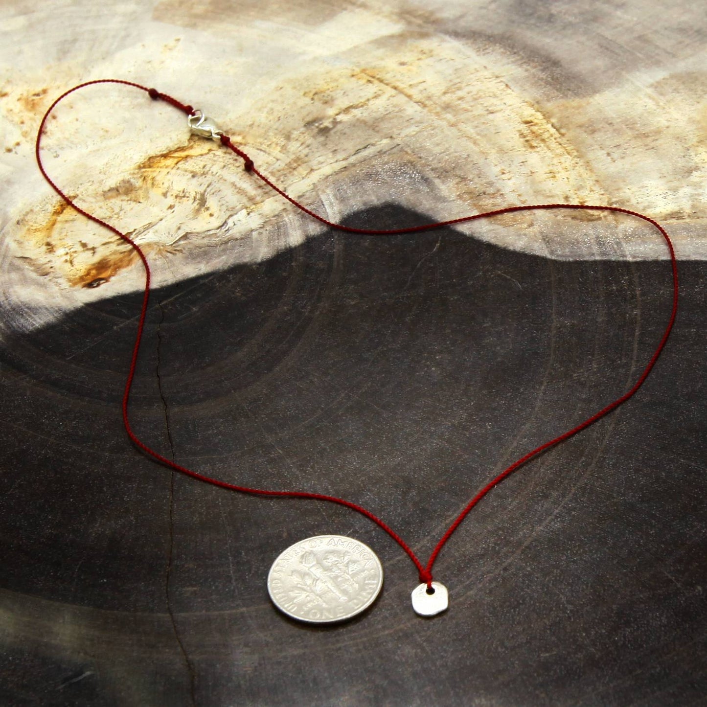 Margaret Solow Jewelry | Sterling Silver "Wabi-Sabi" Necklace | Firecracker