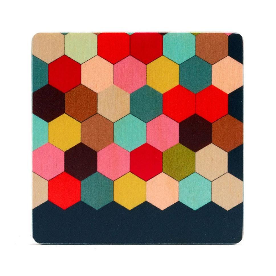 Wolfum | "Honeycomb" Coasters | Firecracker