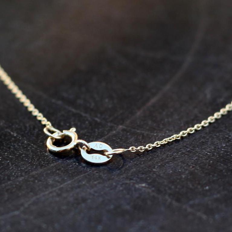 Aili Jewelry | Eros + 14K Gold Diamond Pendant Necklace | Firecracker