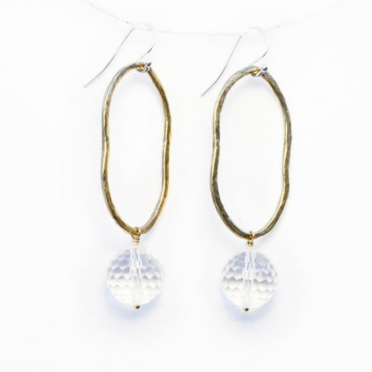 “Crystal Ball” Statement Earrings | Firecracker