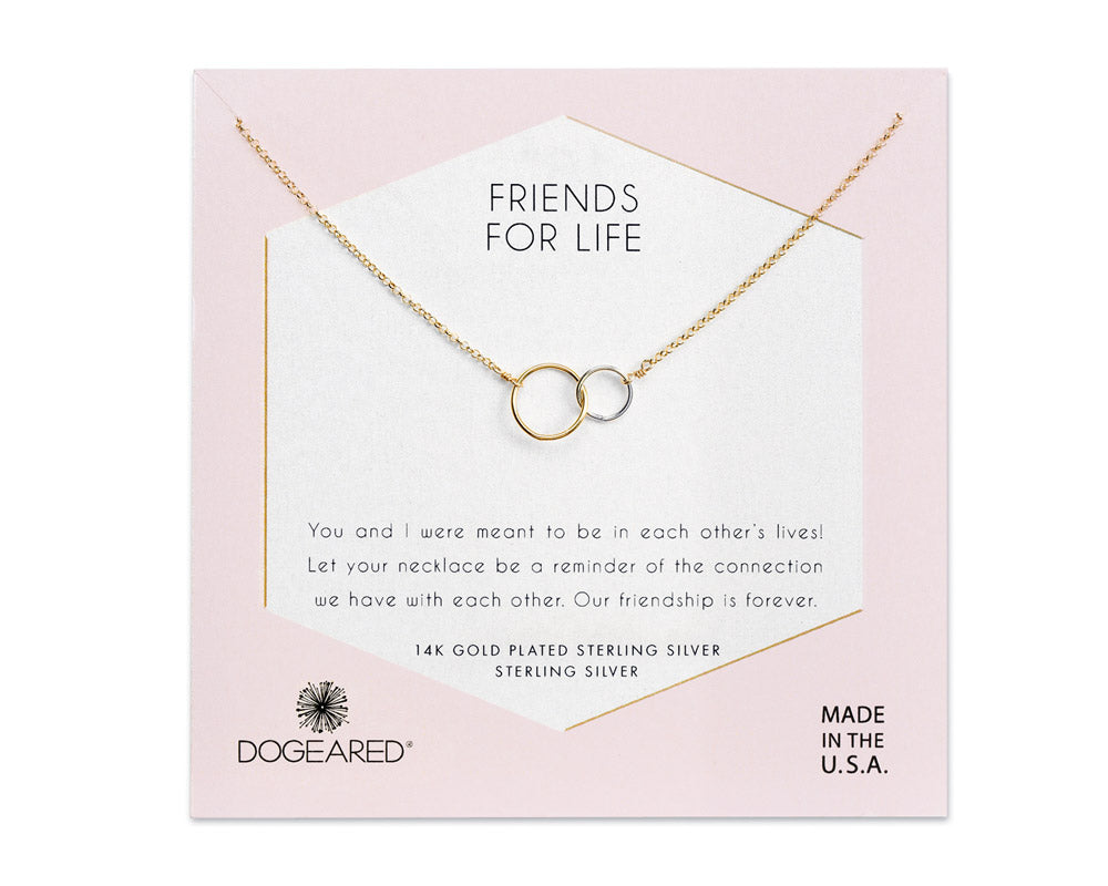 Dogeared Jewelry | "Friends For Life" Necklace | Firecracker