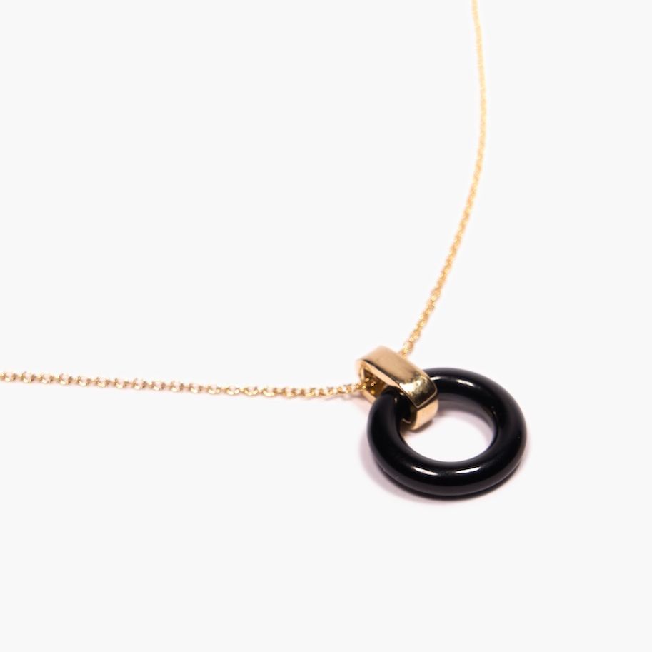 Odette New York | Black Onyx Beau Necklace | Firecracker