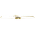 Aili Jewelry | Greta Grey Diamond + 14k Gold Bracelet | Firecracker