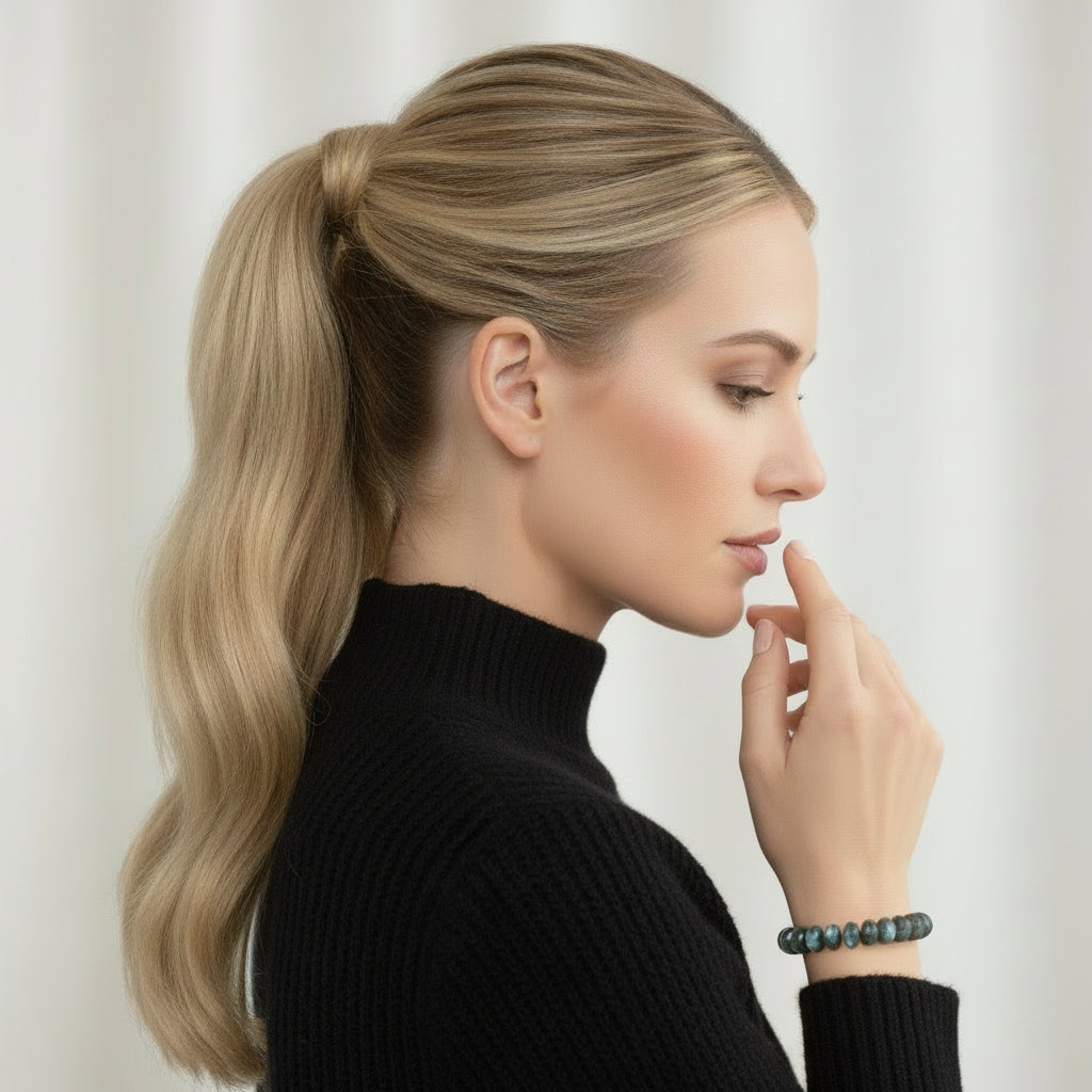 Lena Skadegard Jewels | Labradorite Gemstone Tassel Bracelet | Firecracker