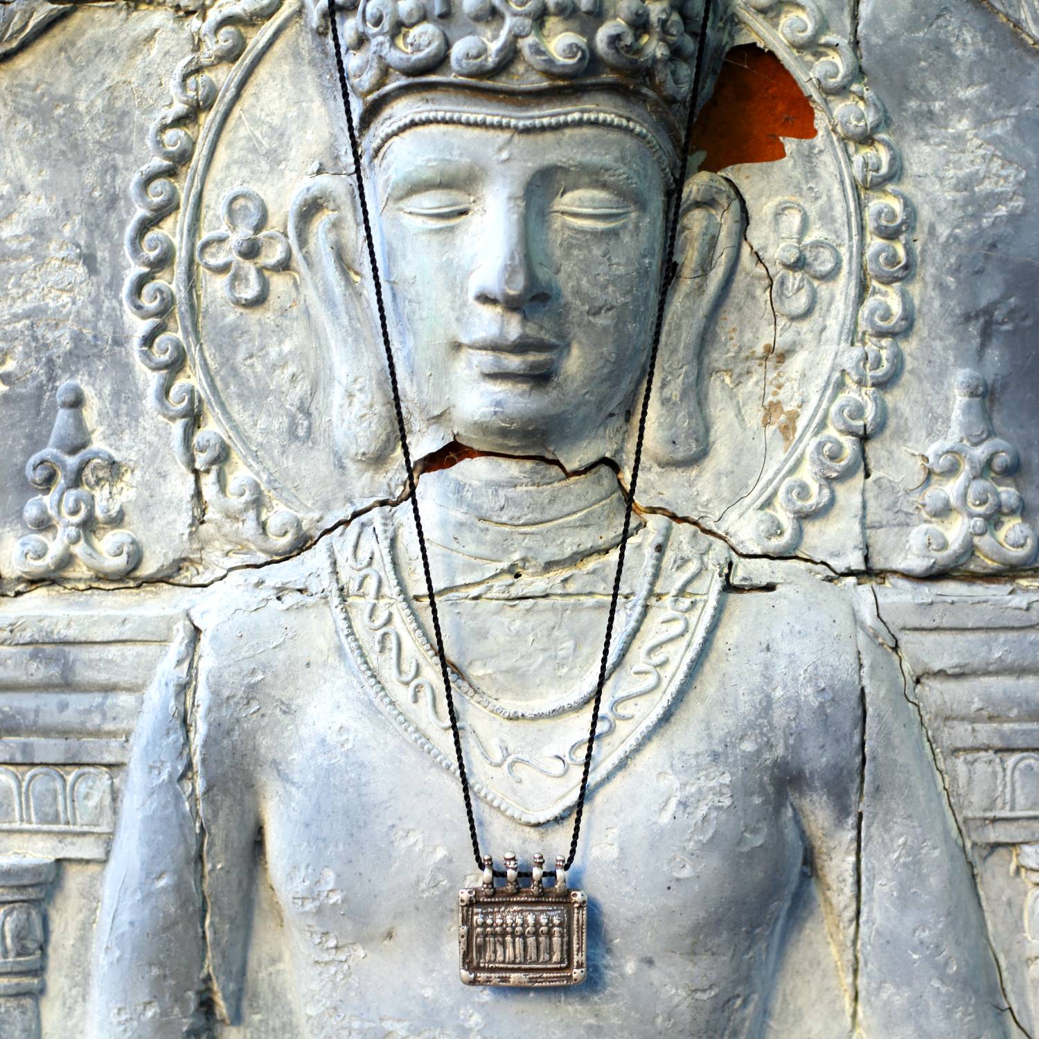 Lena Skadegard Jewels | Sterling Silver Durga "Sisters" Pendant Necklace | Firecracker