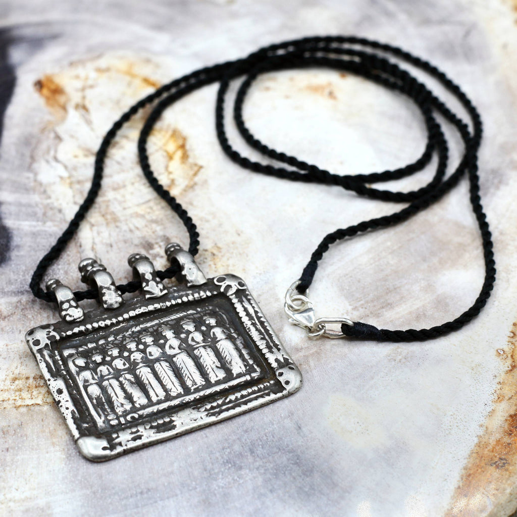 Lena Skadegard Jewels | Sterling Silver Durga "Sisters" Pendant Necklace | Firecracker