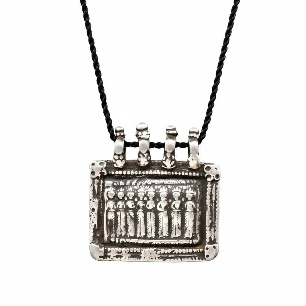 Lena Skadegard Jewels | Sterling Silver Durga "Sisters" Pendant Necklace | Firecracker