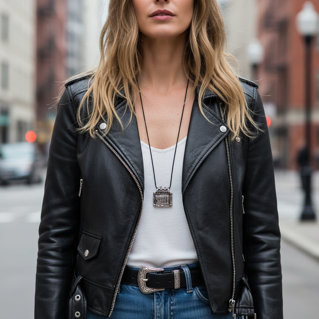 Lena Skadegard Jewels | Sterling Silver Durga "Sisters" Pendant Necklace | Firecracker