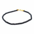 *Black Spinel + 9k Gold Gemstone Bracelet - Firecracker