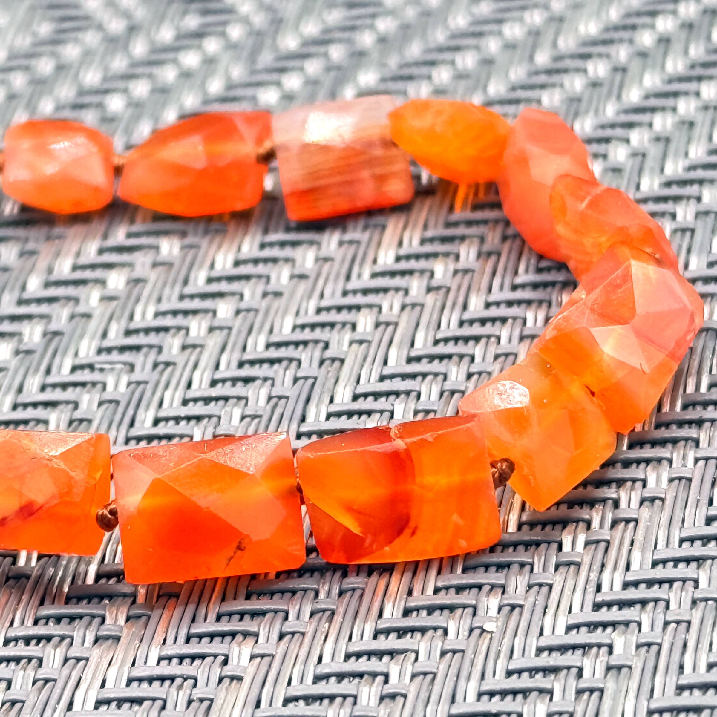 Lena Skadegard Jewelry | Carnelian Gemstone Tassel Bracelet | Firecracker