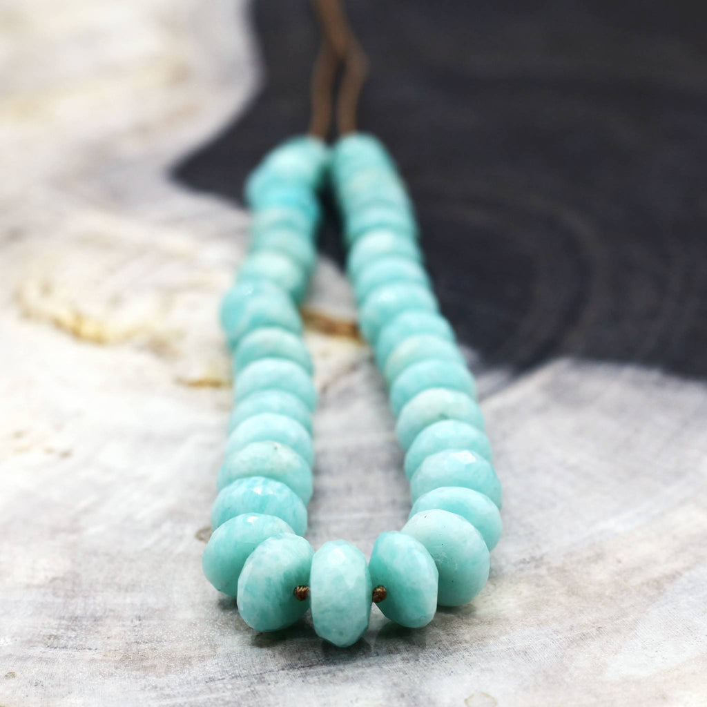 Lena Skadegard Jewelry | Amazonite Gemstone Tassel Necklace | Firecracker