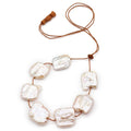 Lena Skadegard Jewels | Floating Baroque Pearl Necklace | Firecracker