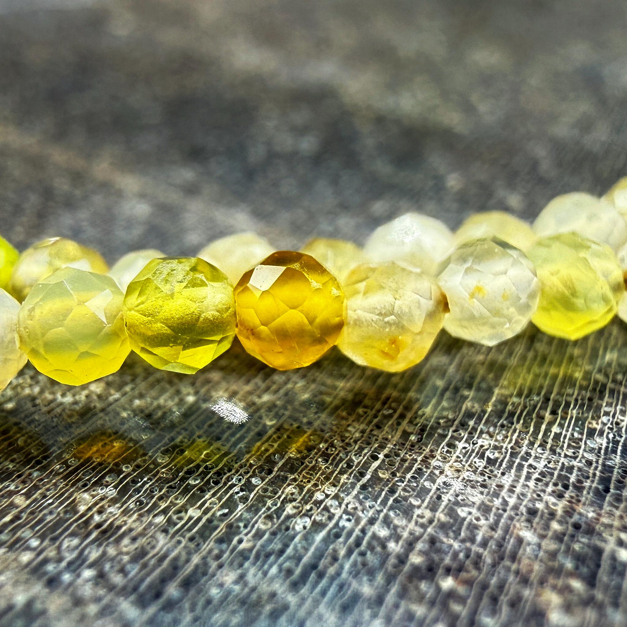 Lena Skadegard Jewels | Green Garnet + 9k Gold Gemstone Necklace  | Firecracker