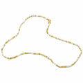 Lena Skadegard Jewels | Green Garnet + 9k Gold Gemstone Necklace  | Firecracker