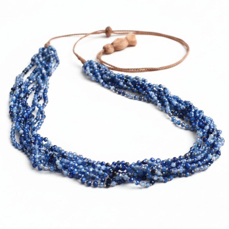 Lena Skadegard Jewels | Kyanite Tassel Necklace | Firecracker
