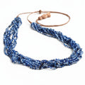 Lena Skadegard Jewels | Kyanite Tassel Necklace | Firecracker