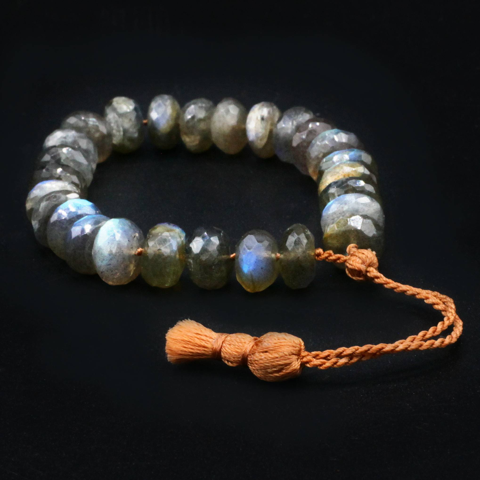 Lena Skadegard Jewels | Labradorite Gemstone Tassel Bracelet | Firecracker