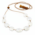 Lena Skadegard Jewels | Floating Large Moonstone Gemstone Necklace | Firecracker