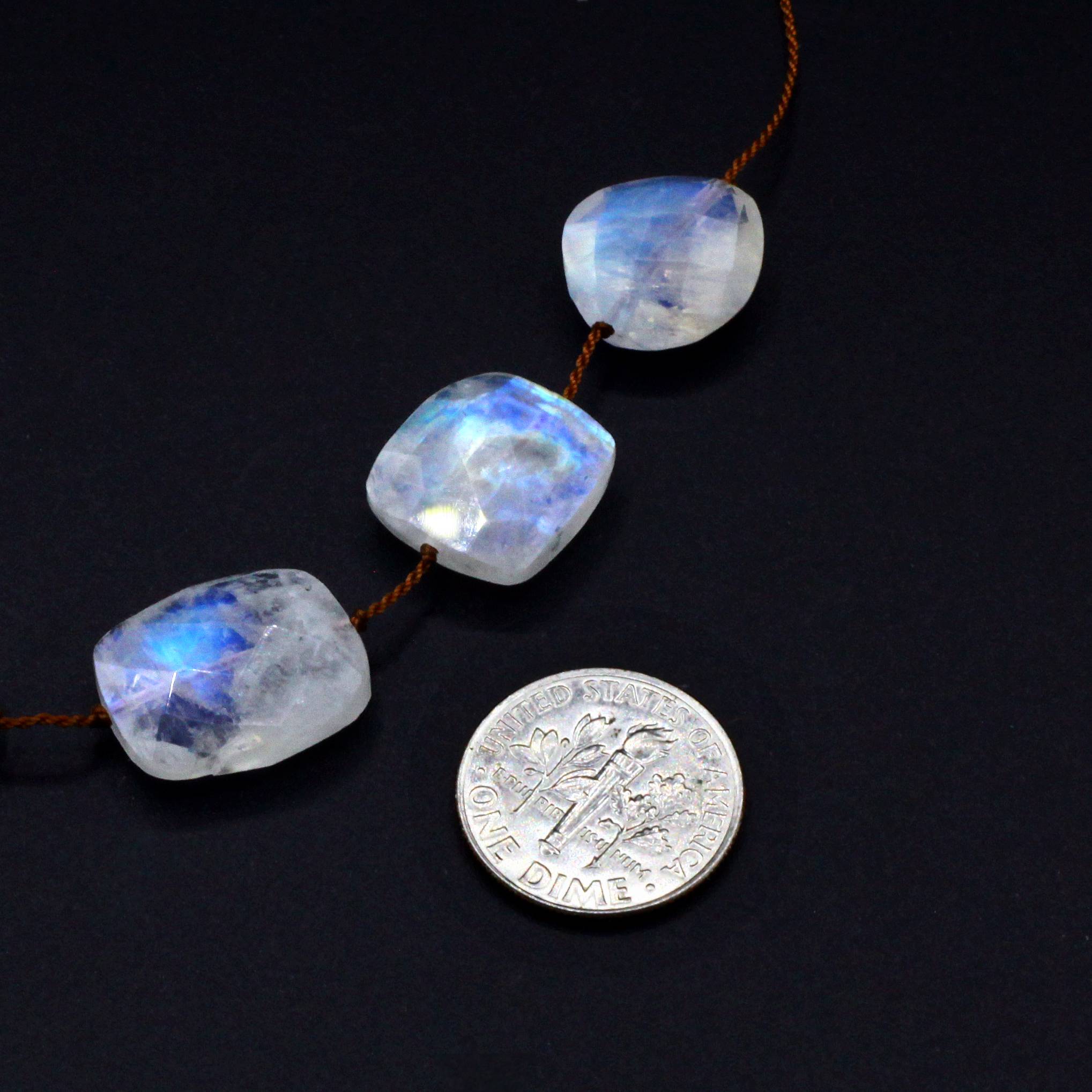 Lena Skadegard Jewels | Floating Large Moonstone Gemstone Necklace | Firecracker