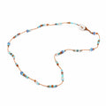 Lena Skadegard Jewels | Turquoise Pyrite Hessonite Gemstone Necklace | Firecracker
