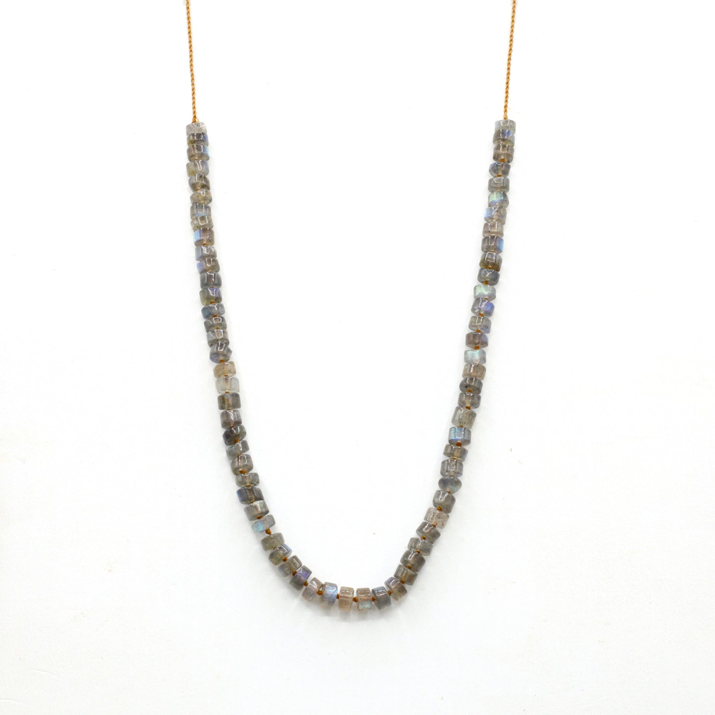 Lena Skadegard Jewels | Floating Labradorite Gemstone Tassel Necklace | Firecracker