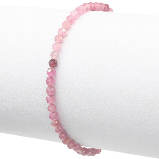 Lena Skadegard Jewels | Pink Tourmaline Gemstone Tassel Bracelet | Firecracker