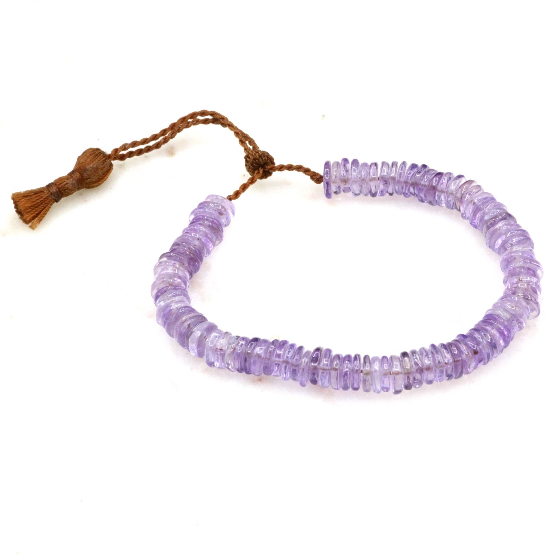 Lena Skadegard Jewels | Purple Amethyst Gemstone Tassel Bracelet | Firecracker