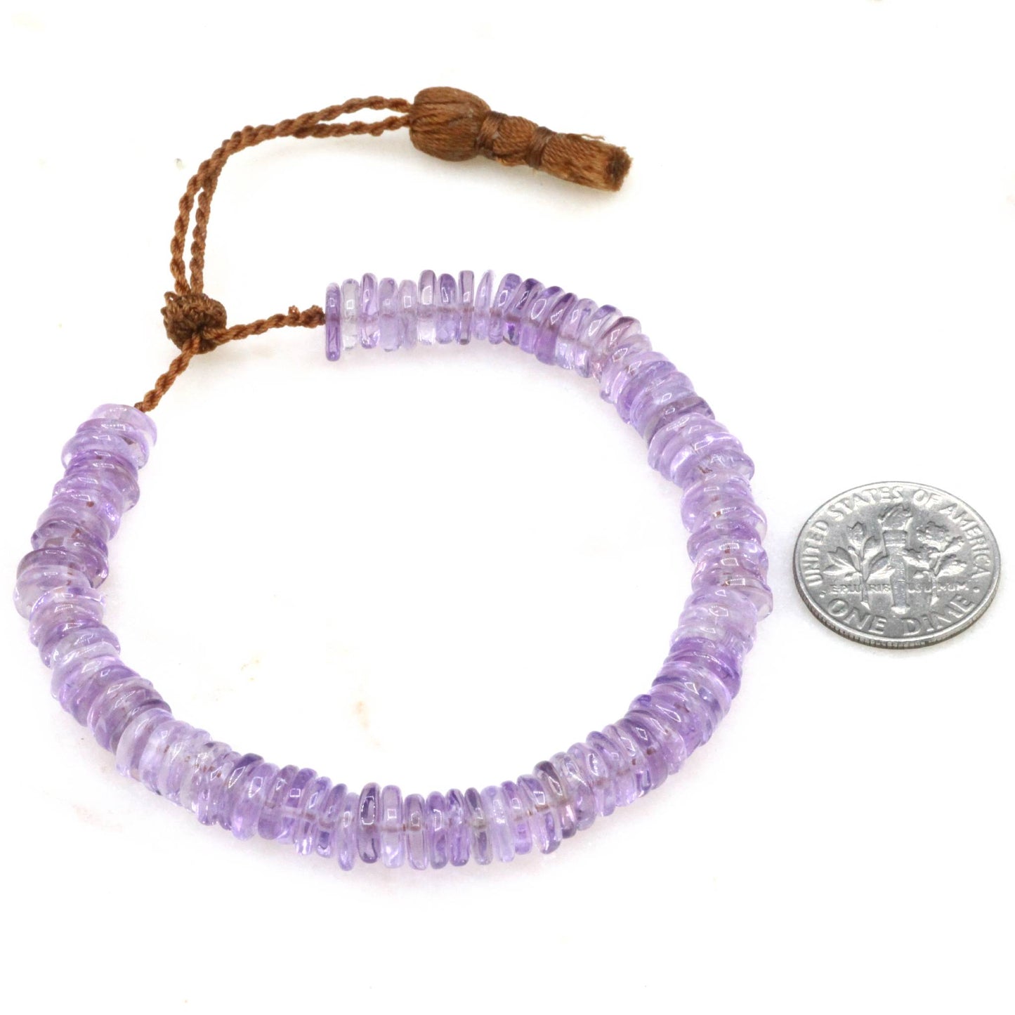 Lena Skadegard Jewels | Purple Amethyst Gemstone Tassel Bracelet | Firecracker