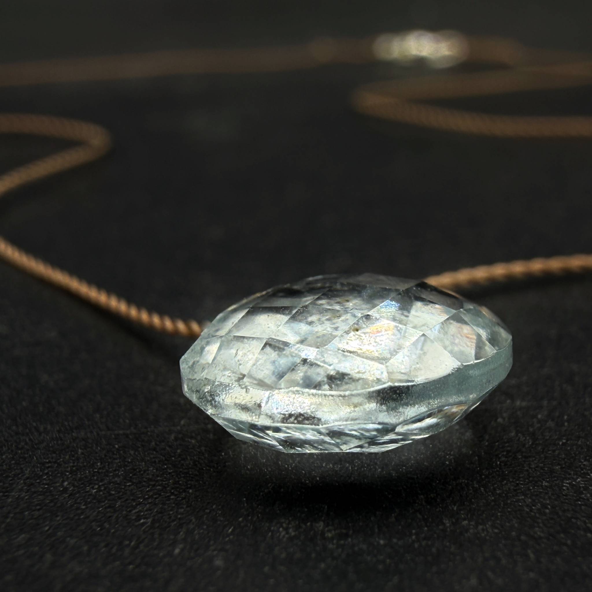 Aquamarine "Zen Gem" Necklace - Firecracker