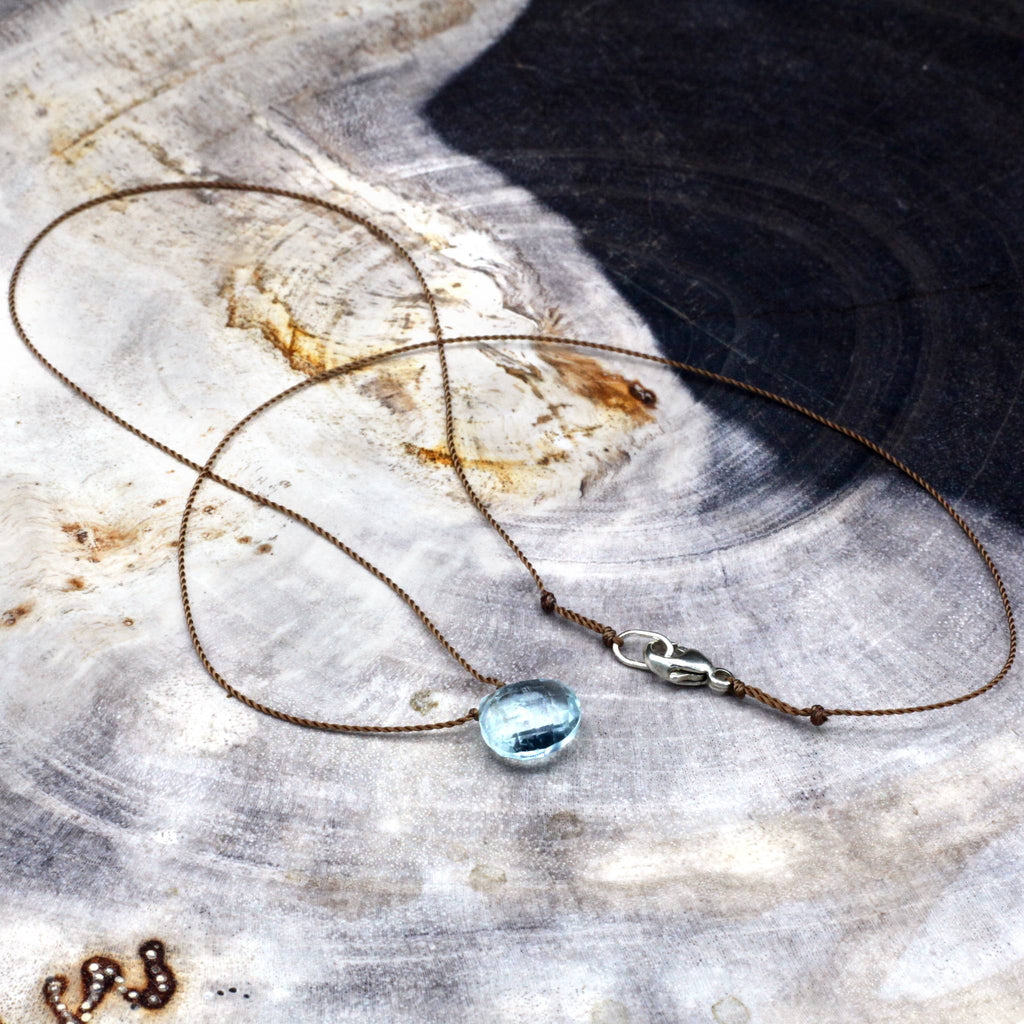 Aquamarine "Zen Gem" Necklace - Firecracker