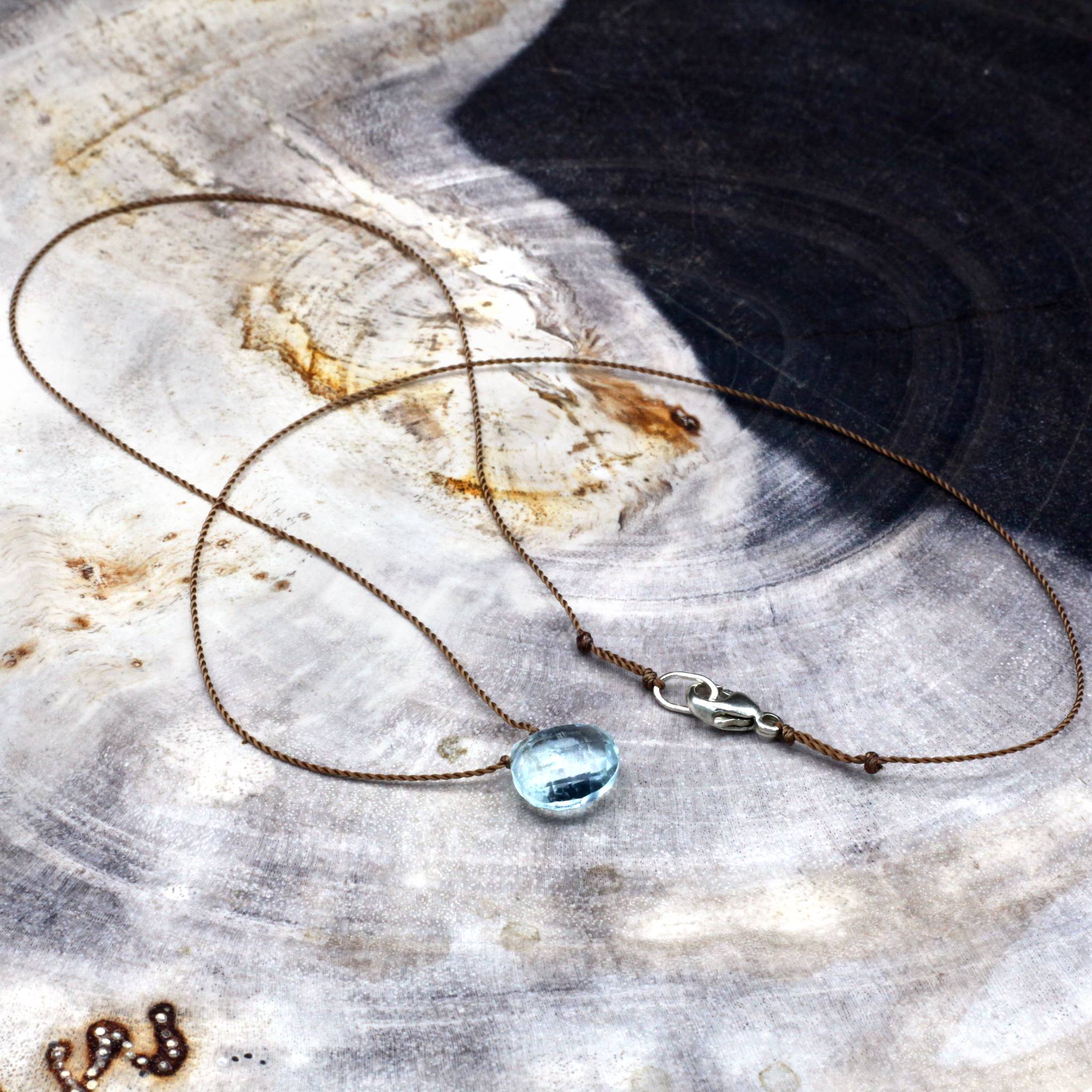 Aquamarine "Zen Gem" Necklace - Firecracker