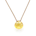 Margaret Solow Jewelry | Citrine "Zen Gem" Necklace | Firecracker