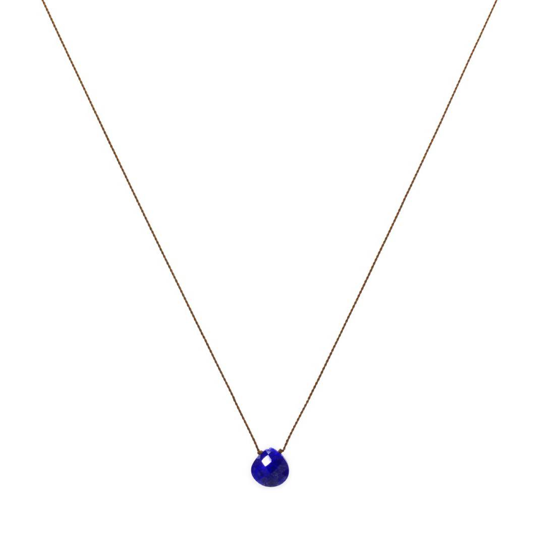 Margaret Solow Jewelry | Lapis "Zen Gem" Necklace | Firecracker