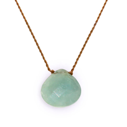 Margaret Solow Jewelry | Aquamarine "Zen Gem" Necklace | Firecracker