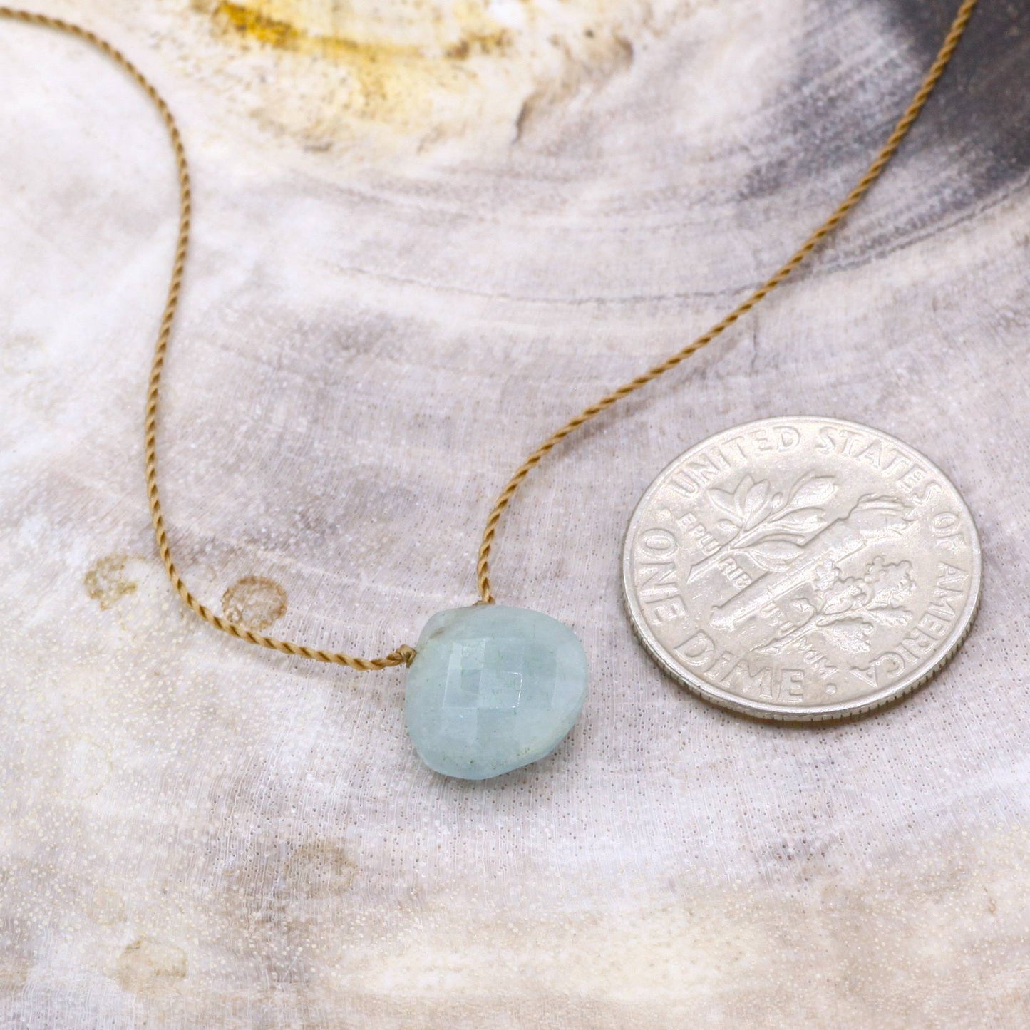 Margaret Solow Jewelry | Aquamarine "Zen Gem" Necklace | Firecracker