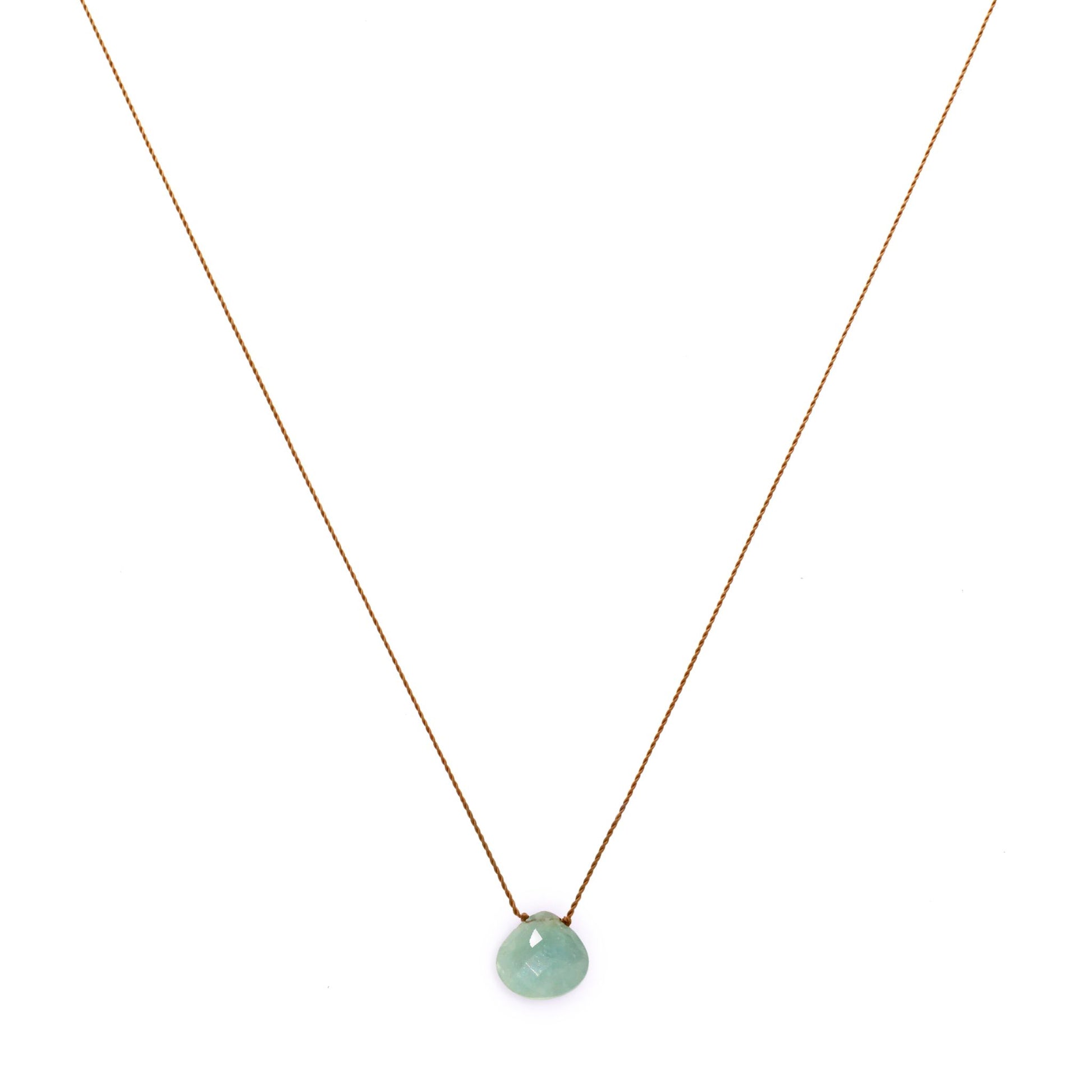 Margaret Solow Jewelry | Aquamarine "Zen Gem" Necklace | Firecracker