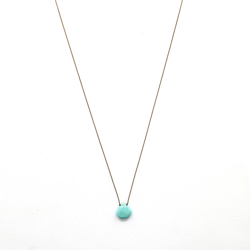 Sleeping Beauty Turquoise "Zen Gem" Necklace