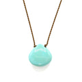 Margaret Solow Jewelry | Sleeping Beauty Turquoise "Zen Gem" Necklace | Firecracker