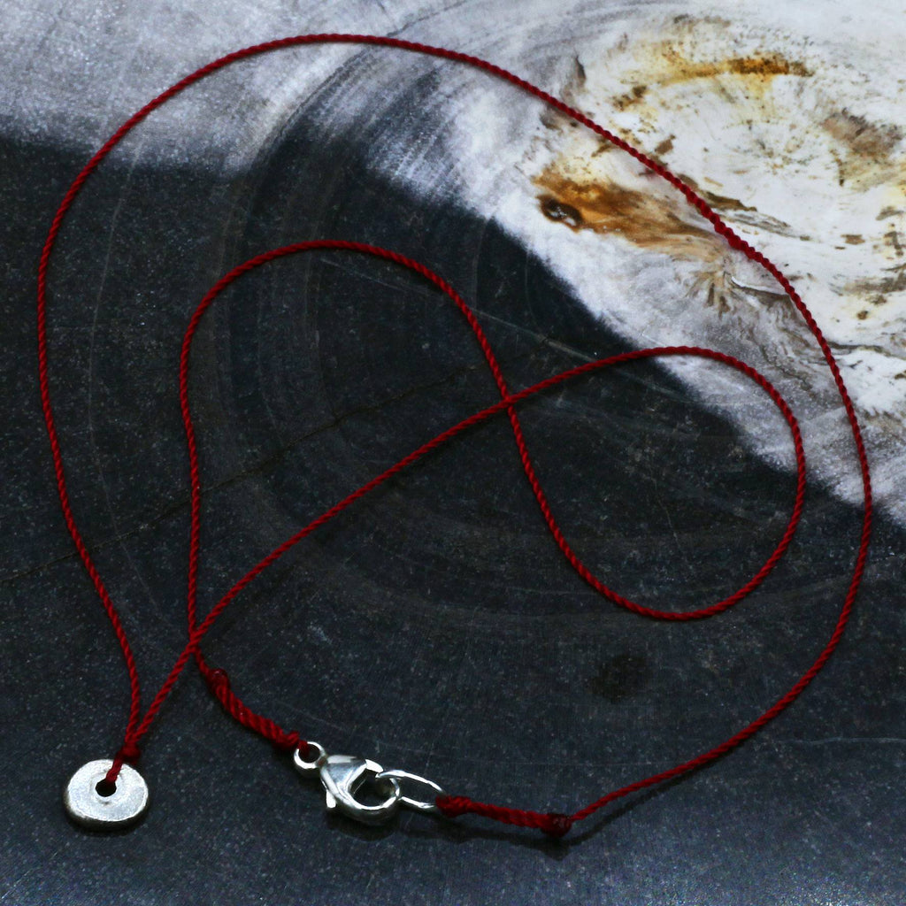Margaret Solow Jewelry | Sterling Silver "Wabi-Sabi" Necklace | Firecracker