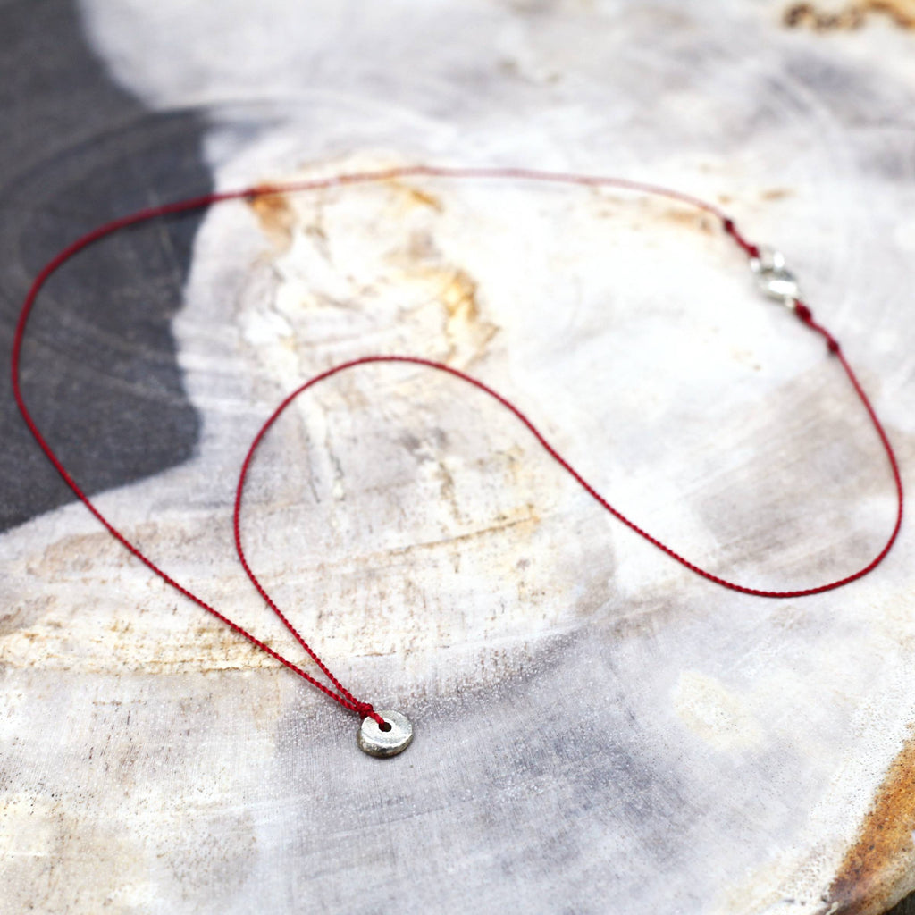 Margaret Solow Jewelry | Sterling Silver "Wabi-Sabi" Necklace | Firecracker