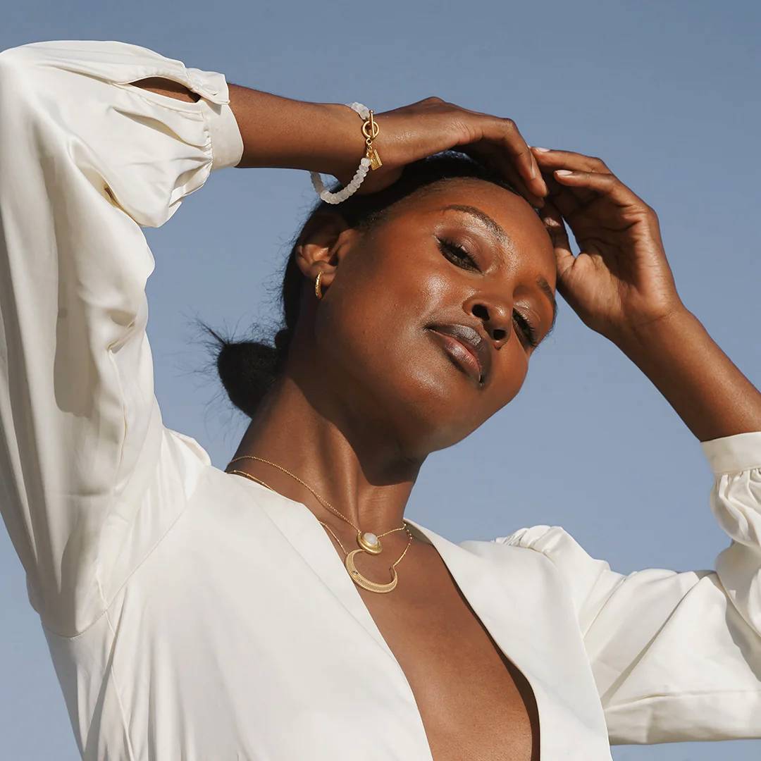 Satya Jewelry | "Divine Knowing" Moonstone Toggle Bracelet | Firecracker