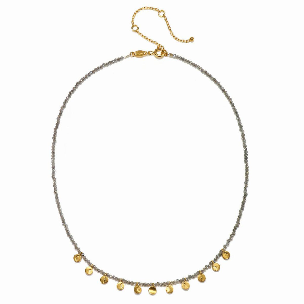 Satya Jewelry | "Mystical Moonlight" Labradorite Gemstone Necklace | Firecracker
