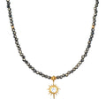 Satya Jewelry | Pyrite Star Gemstone Choker | Firecracker