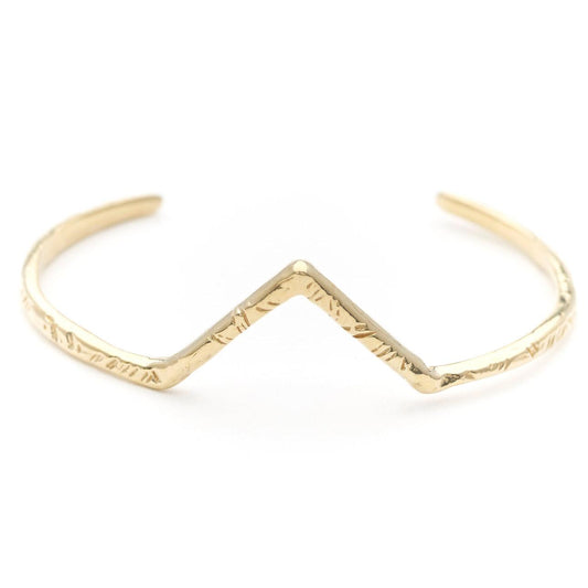 Odette New York | Summit Cuff in Brass | Firecracker